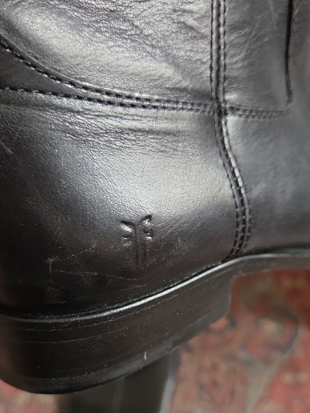 Frye Melissa Button Leather Riding Boots Size 7.5 - Picture 4 of 14